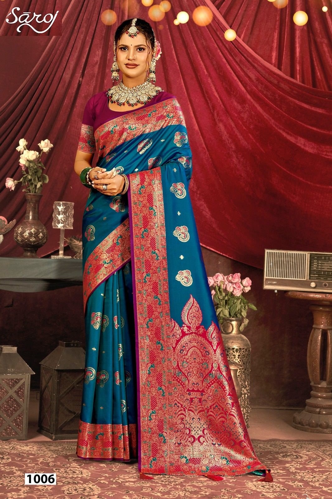 Avantika Silk Saroski Vol 1 Saroj Sarees Supplier