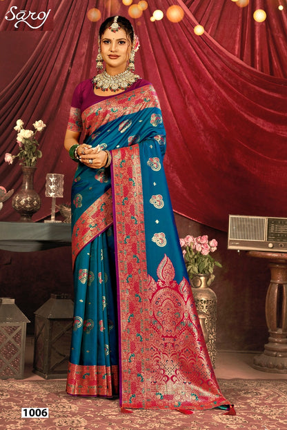 Avantika Silk Saroski Vol 1 Saroj Sarees Supplier