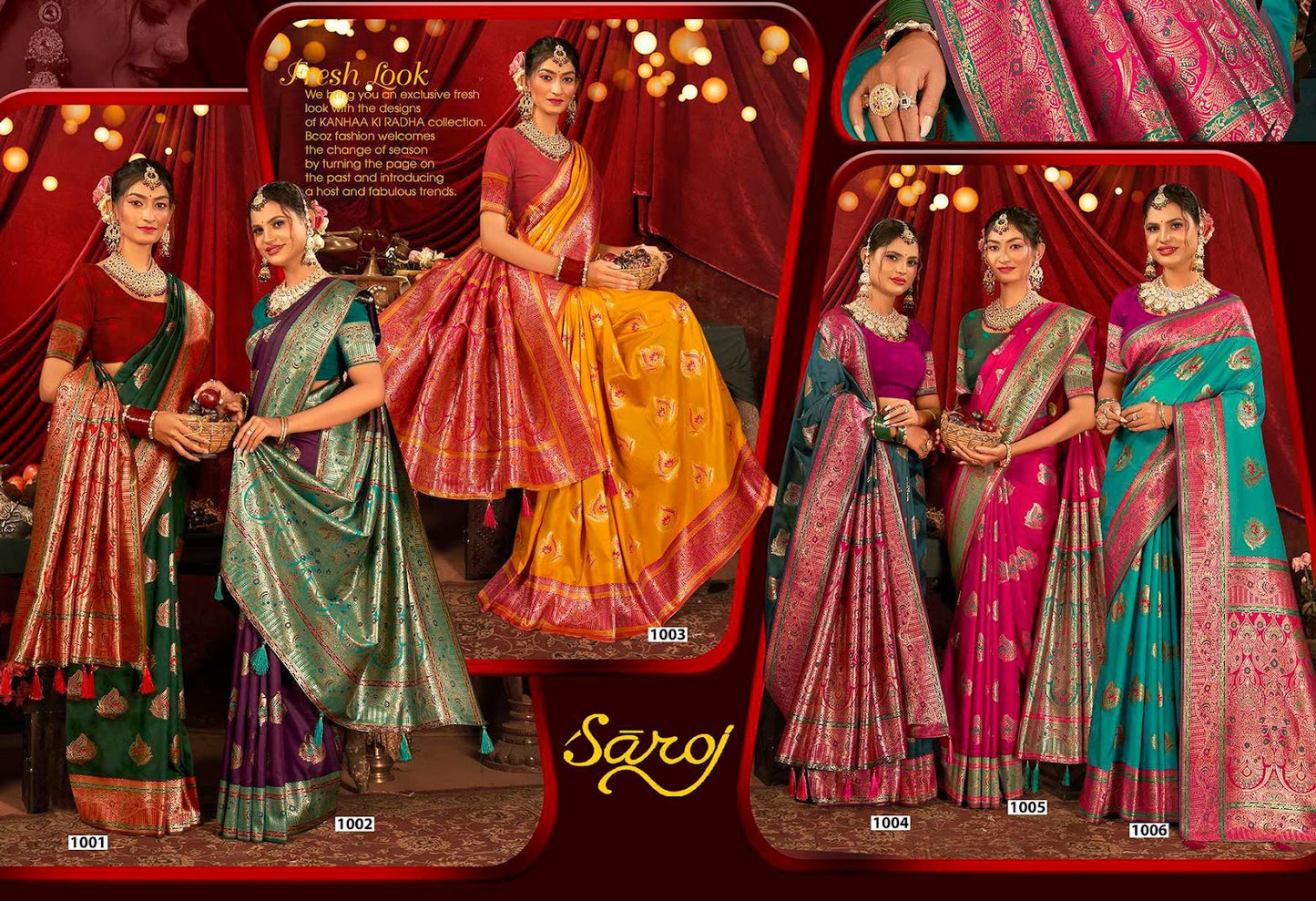 Avantika Silk Saroski Vol 2 Saroj Sarees Exporter