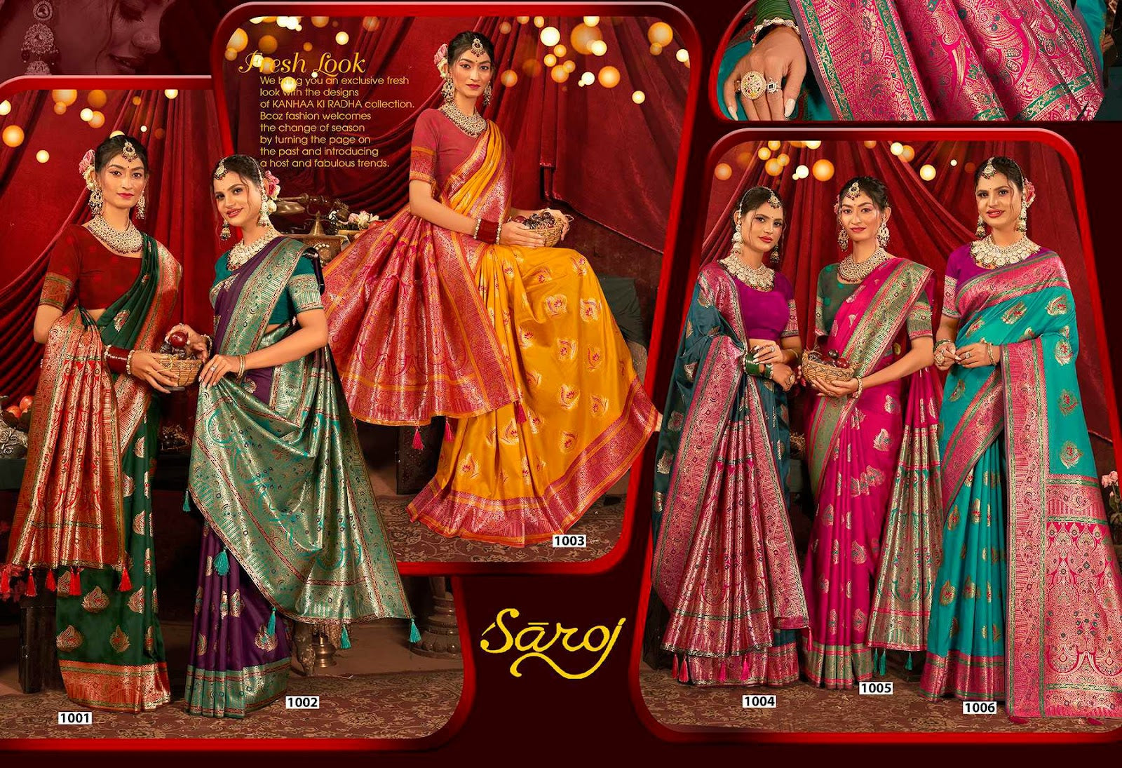 Avantika Silk Saroski Vol 2 Saroj Sarees Exporter
