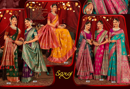 Avantika Silk Saroski Vol 2 Saroj Sarees Exporter