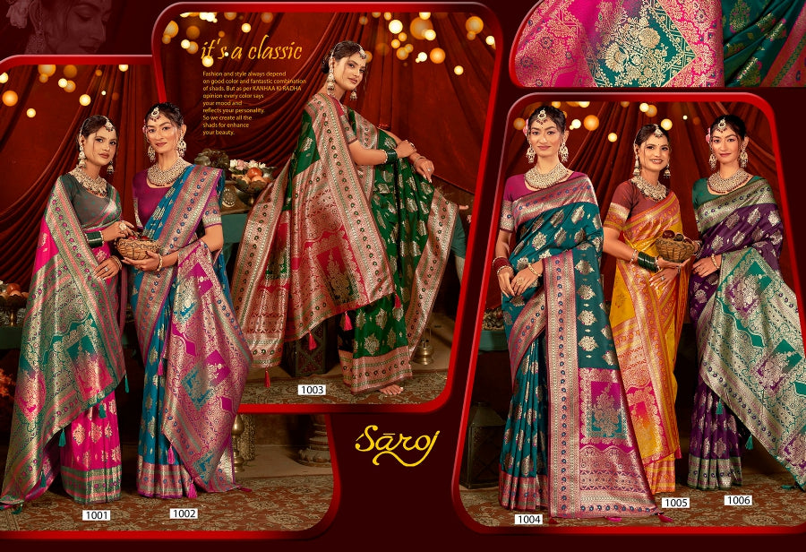 Avantika Silk Saroski Vol 3 Saroj Sarees Wholesaler