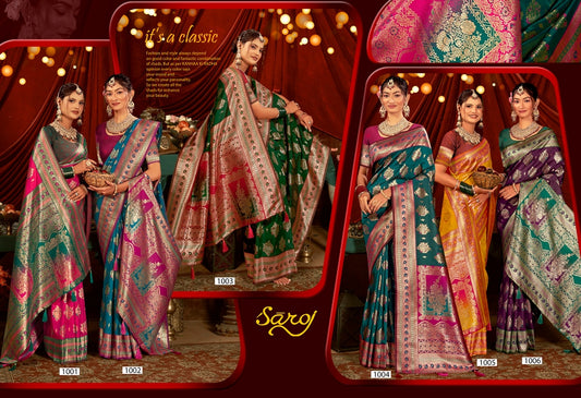 Avantika Silk Saroski Vol 3 Saroj Sarees Wholesaler