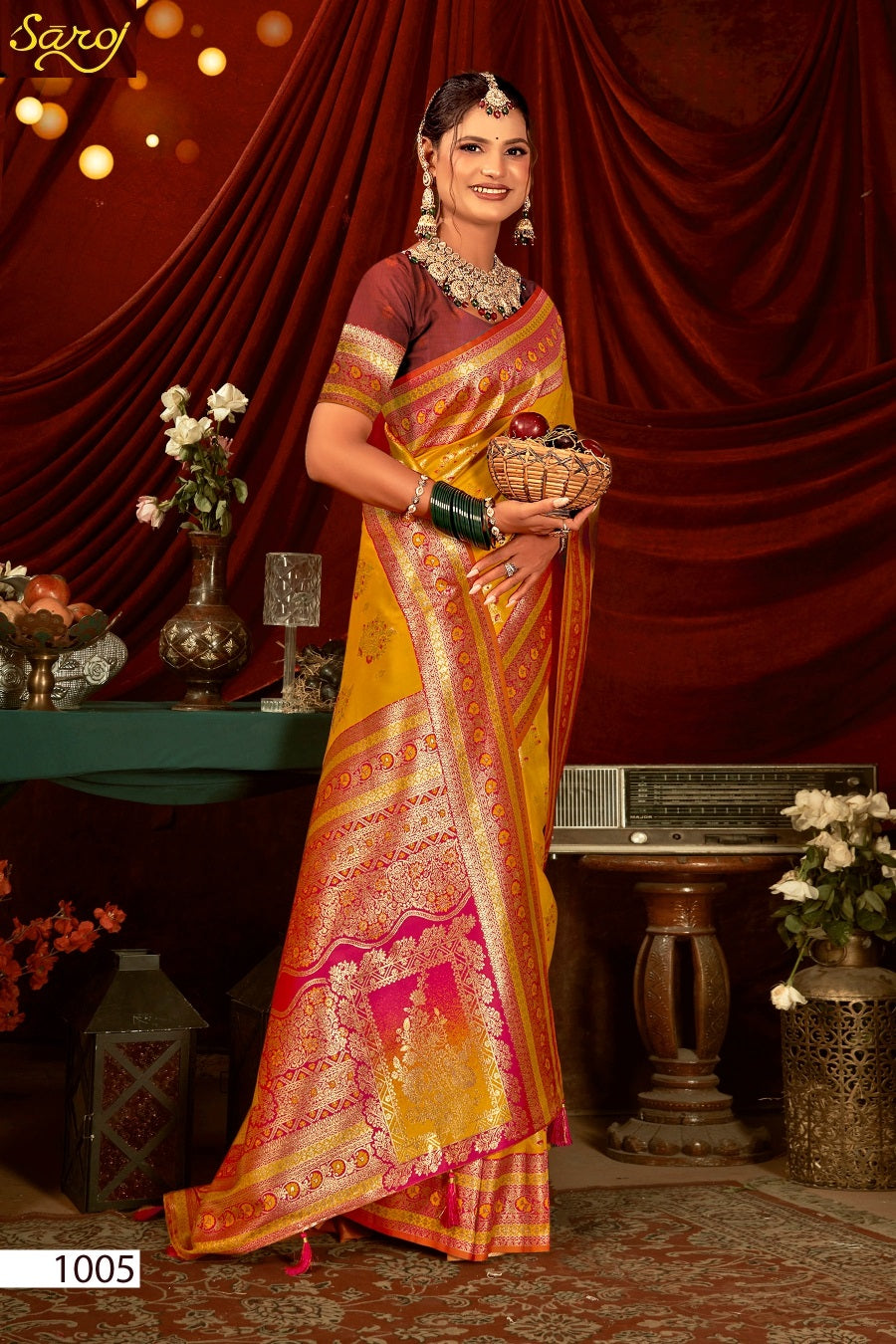 Avantika Silk Saroski Vol 3 Saroj Sarees Wholesaler