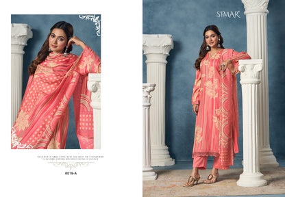 Avantika Simar Viscose Pashmina Suits Supplier