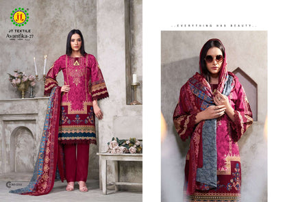Avantika Vol 27 Jt Cotton Karachi Salwar Suits Supplier India