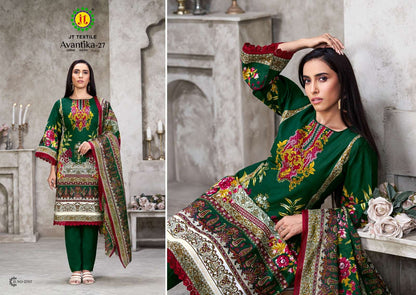 Avantika Vol 27 Jt Cotton Karachi Salwar Suits Supplier India
