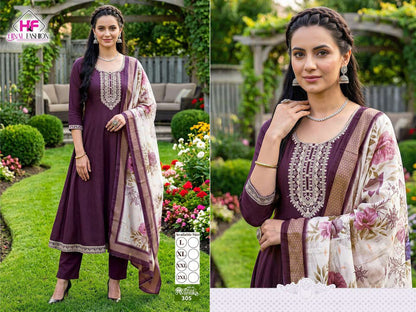Avantika Vol 3 Hinal Fashion Vatican Readymade Anarkali Suits Manufacturer India