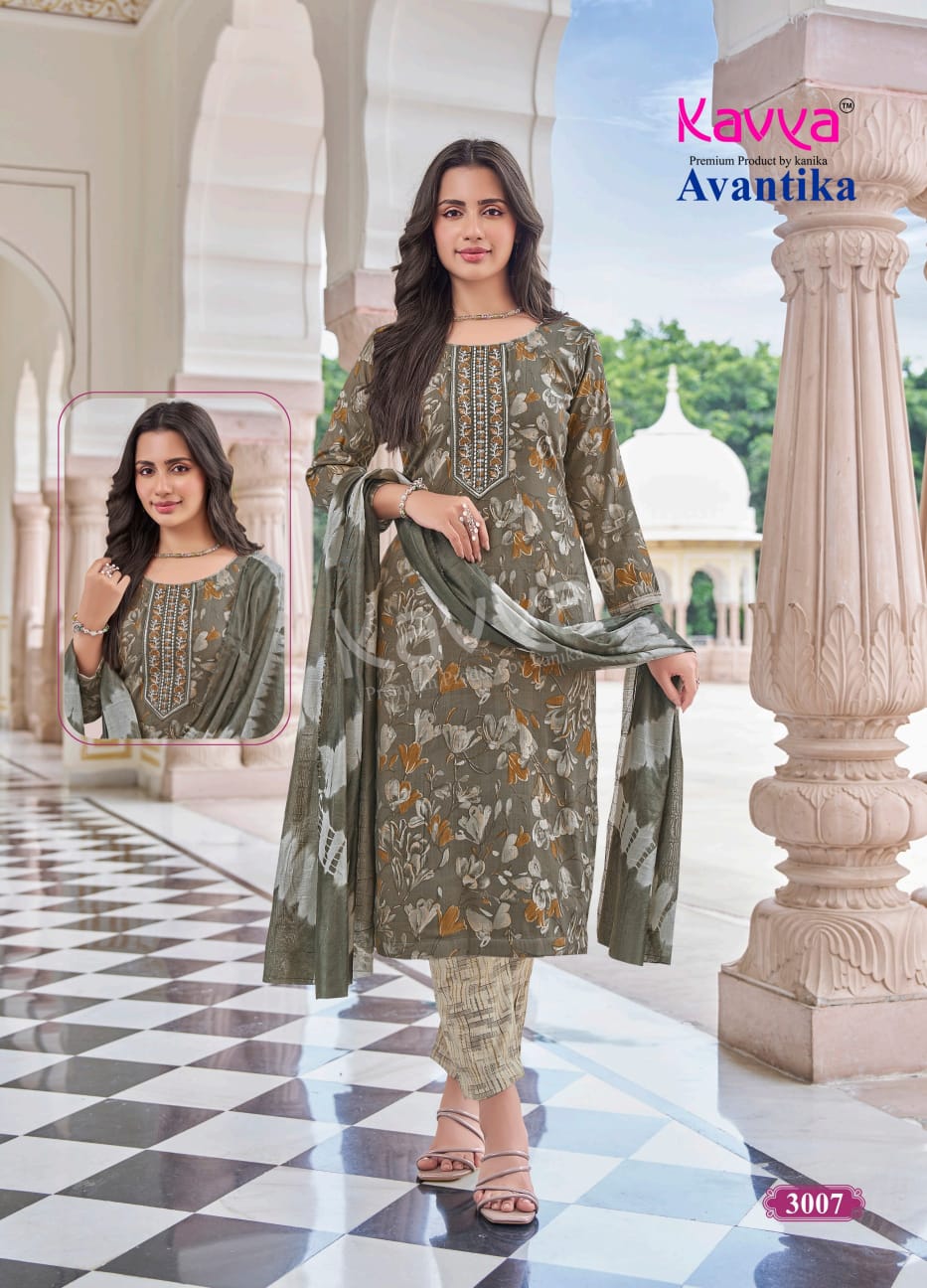 Avantika Vol 3 Kavya Capsule Readymade Pant Style Suits Manufacturer Gujarat