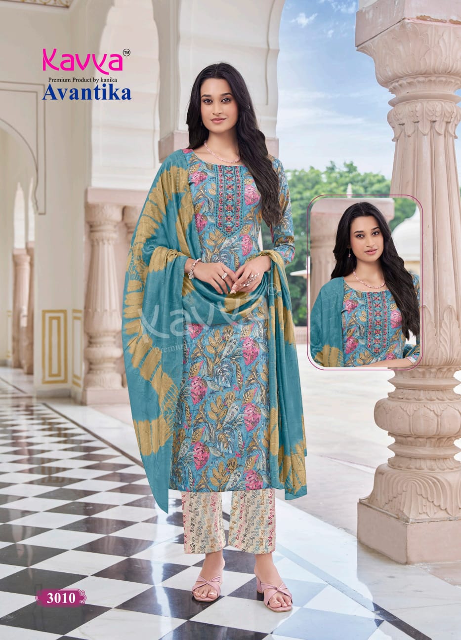 Avantika Vol 3 Kavya Capsule Readymade Pant Style Suits Manufacturer Gujarat