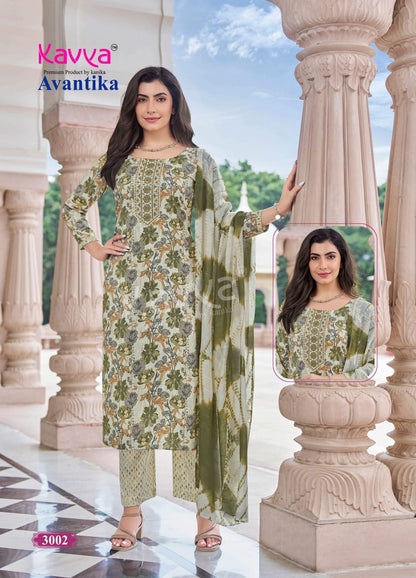 Avantika Vol 3 Kavya Capsule Readymade Pant Style Suits Manufacturer Gujarat