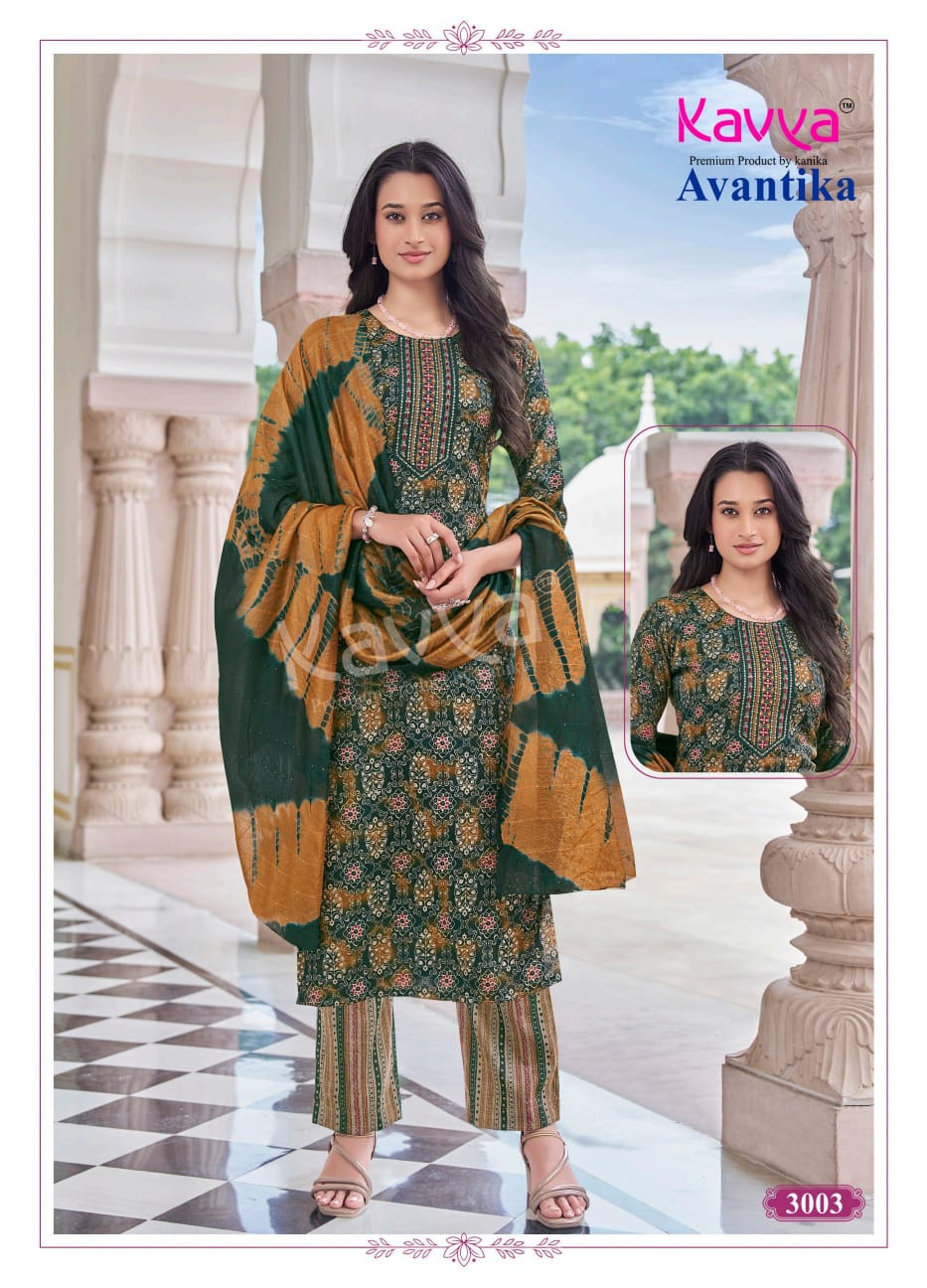 Avantika Vol 3 Kavya Capsule Readymade Pant Style Suits Manufacturer Gujarat