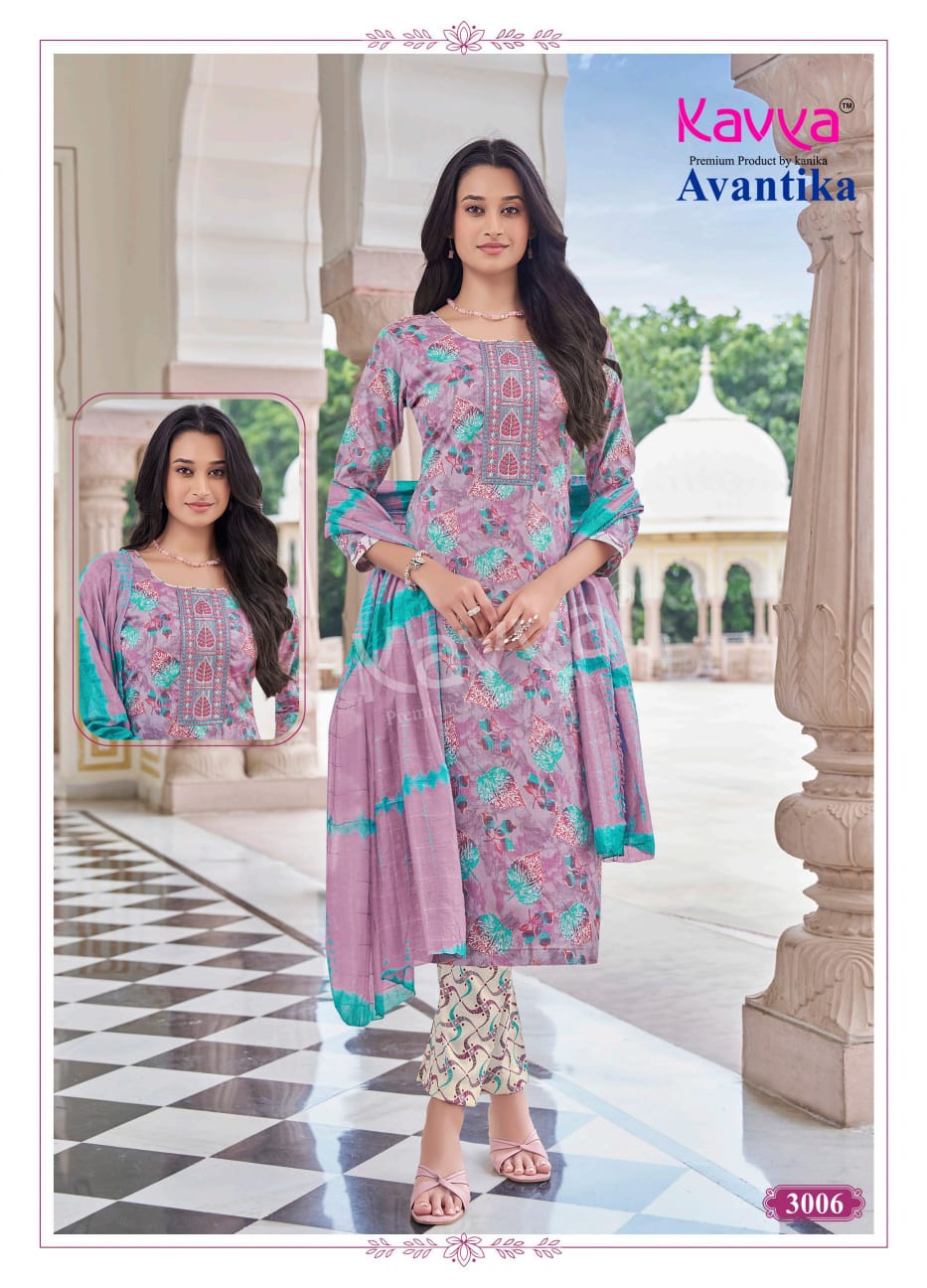 Avantika Vol 3 Kavya Capsule Readymade Pant Style Suits Manufacturer Gujarat
