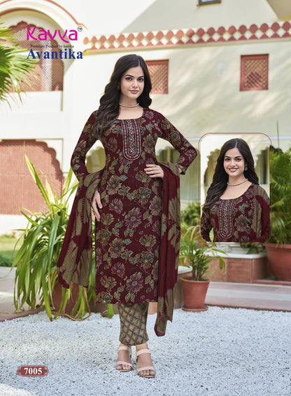 Avantika Vol 7 Kavya Capsule Readymade Pant Style Suits Wholesale