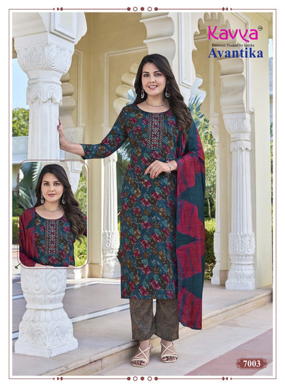 Avantika Vol 7 Kavya Capsule Readymade Pant Style Suits Wholesale