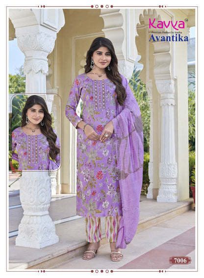 Avantika Vol 7 Kavya Capsule Readymade Pant Style Suits Wholesale