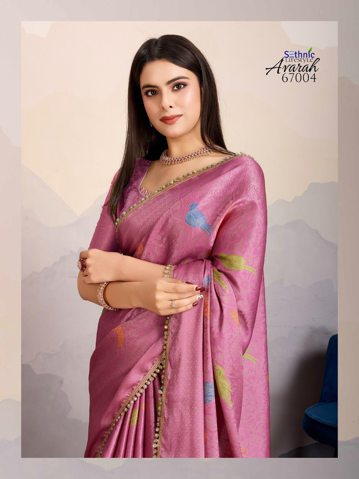 Avarah 67001-67004 Sethnic Silk Sarees Exporter Gujarat