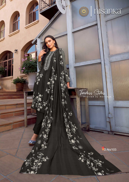 Avatara Nisanka Lawn Cotton Karachi Salwar Suits Exporter