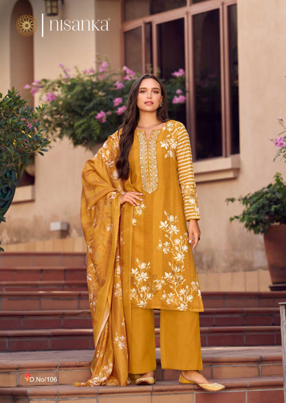 Avatara Nisanka Lawn Cotton Karachi Salwar Suits Exporter