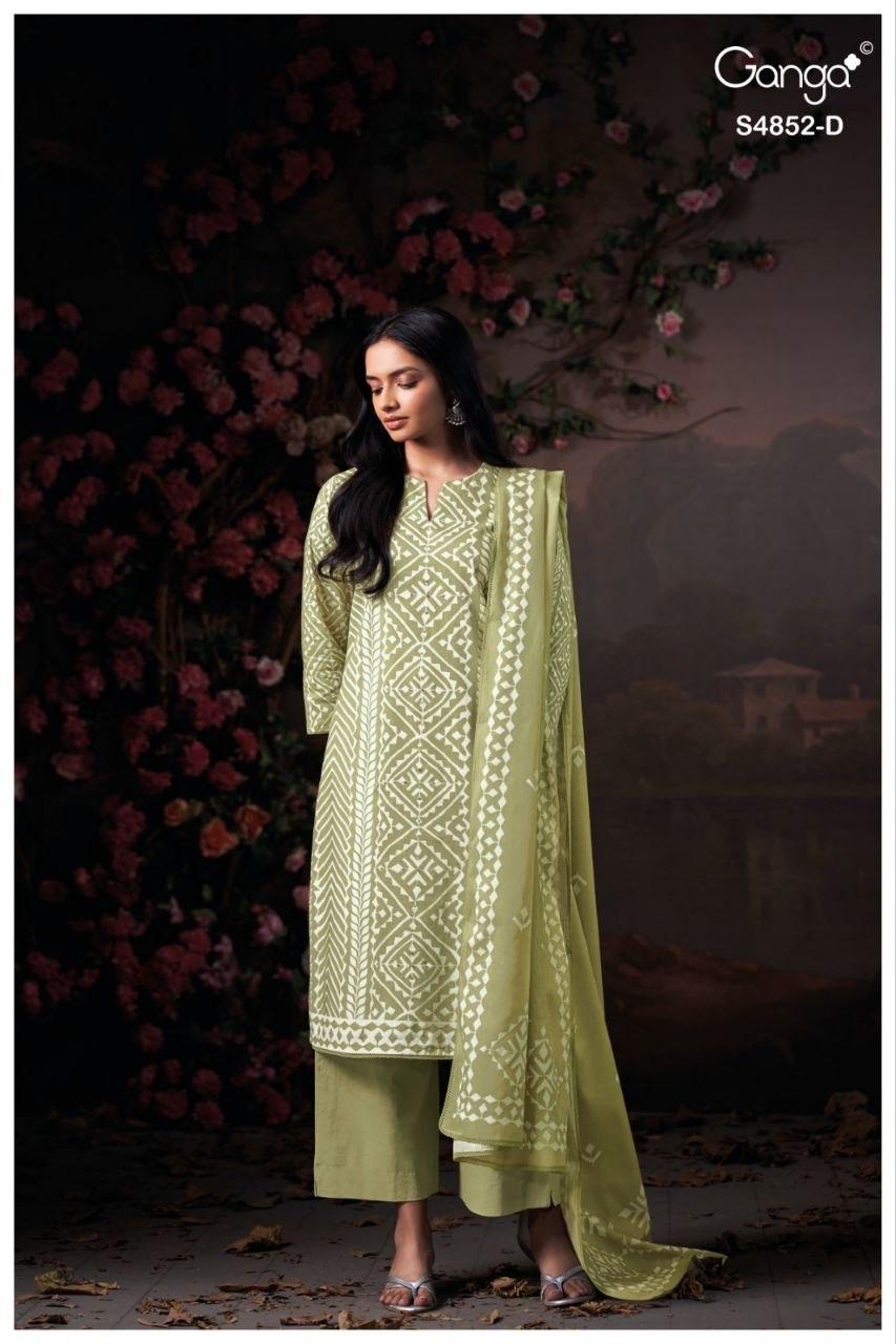 Avensa S4852 Ganga Cotton Pant Style Suits Supplier