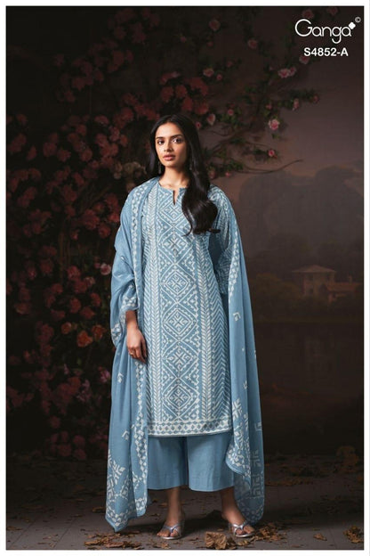 Avensa S4852 Ganga Cotton Pant Style Suits Supplier