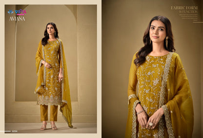 Aviana Vipul Soft Organza Pant Style Suits Supplier India