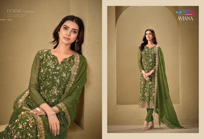 Aviana Vipul Soft Organza Pant Style Suits Supplier India