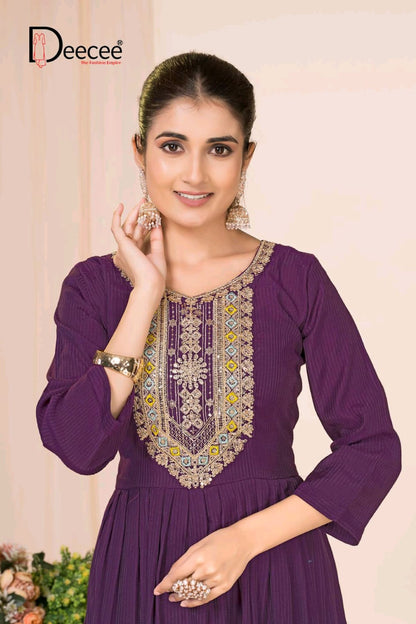 Avika Deecee Berlin Anarkali Kurtis Supplier Ahmedabad