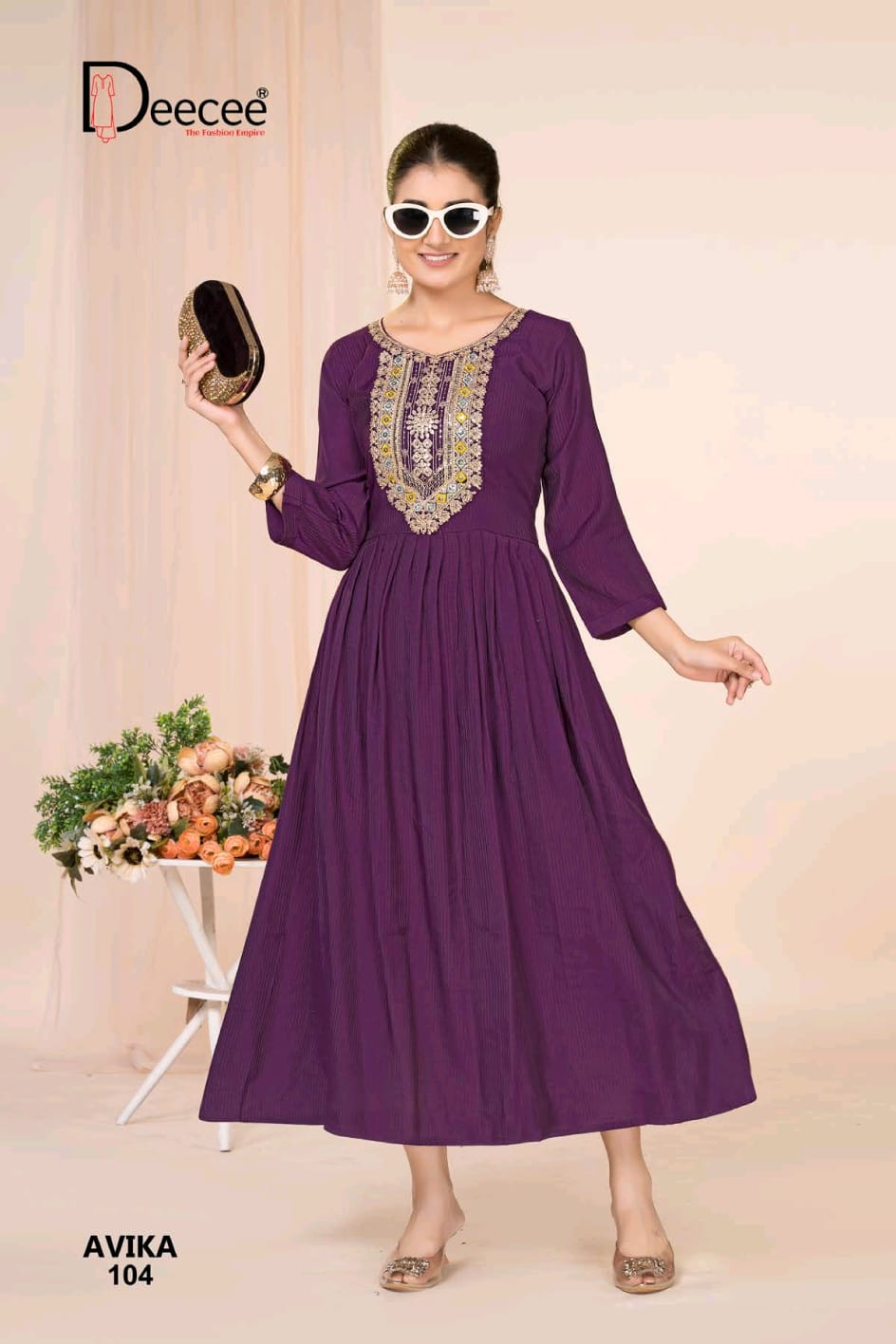 Avika Deecee Berlin Anarkali Kurtis Supplier Ahmedabad