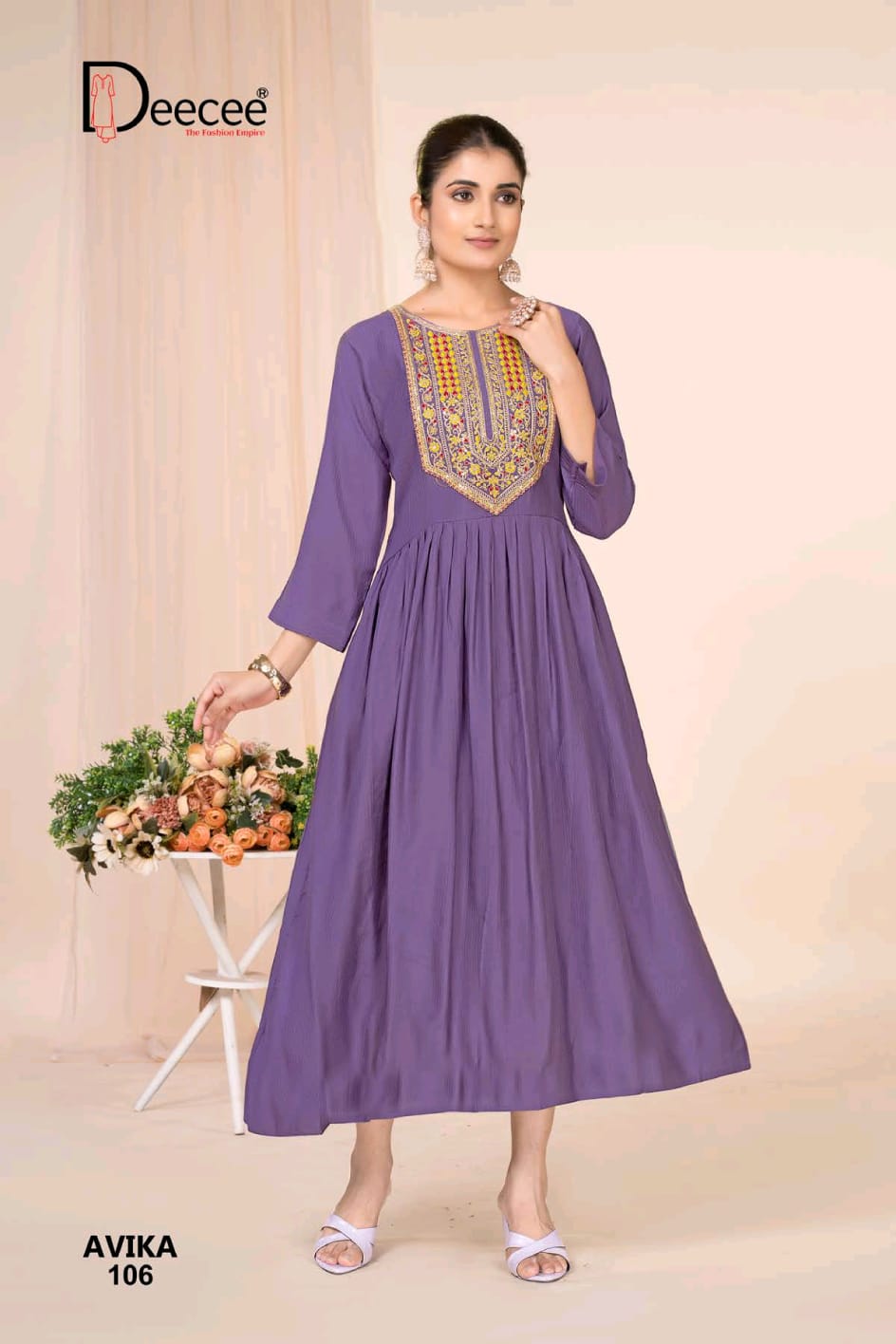 Avika Deecee Berlin Anarkali Kurtis Supplier Ahmedabad
