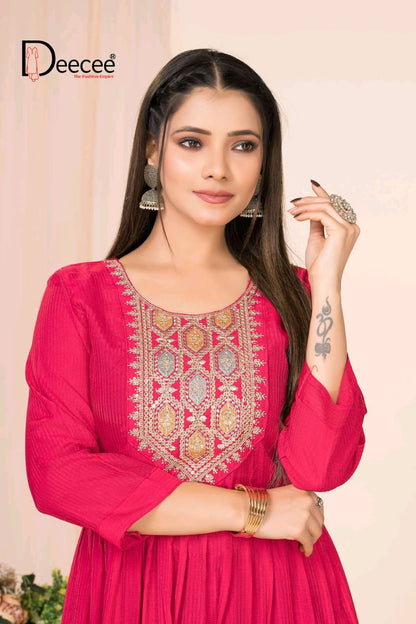 Avika Deecee Berlin Anarkali Kurtis Supplier Ahmedabad