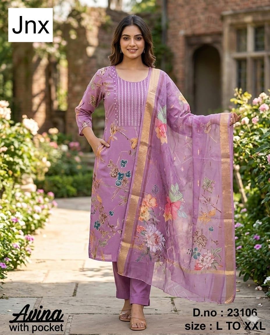 Avina 190626 Jnx Berlin Readymade Pant Style Suits Wholesaler Ahmedabad
