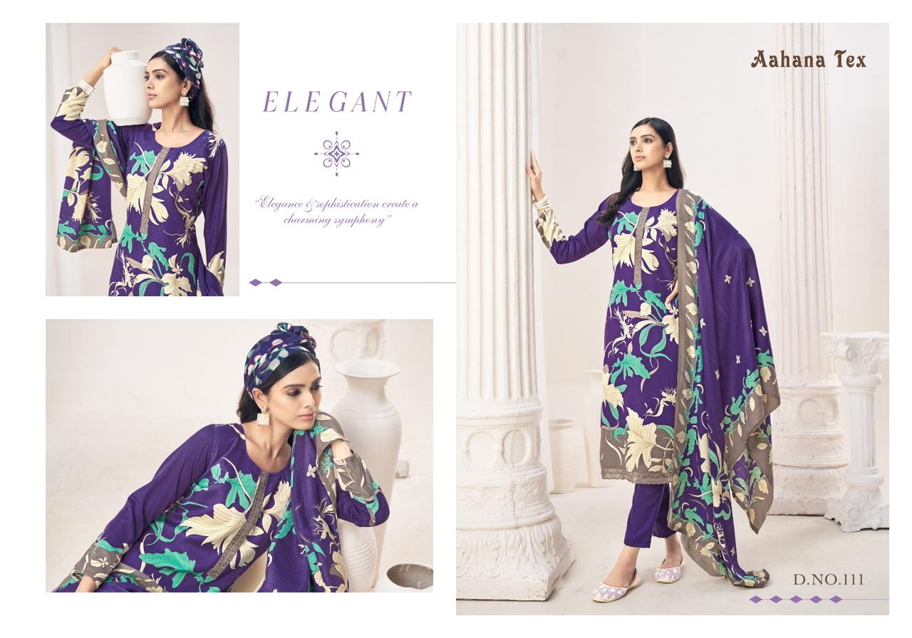 Avisha Vol 1 Aahana Pashmina Suits Supplier Gujarat