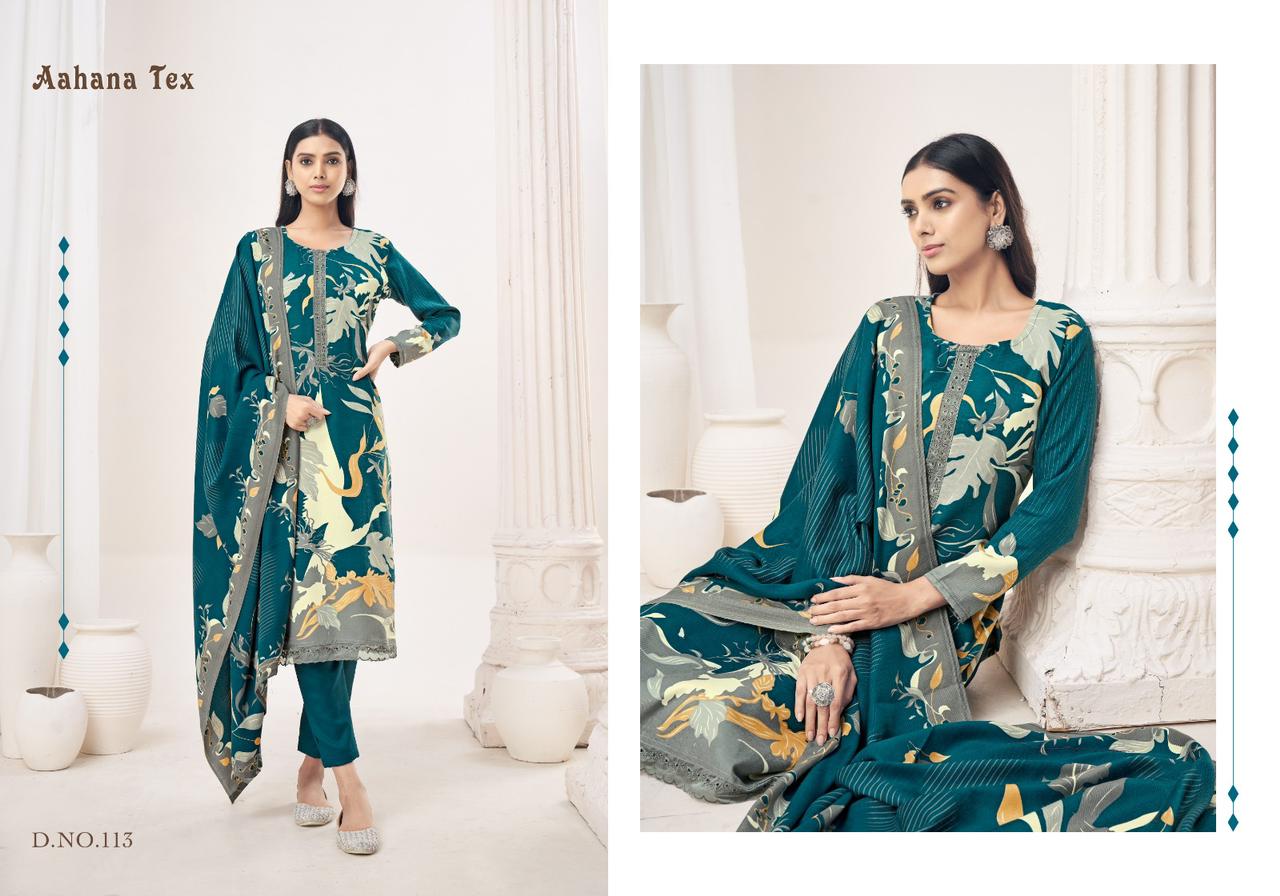 Avisha Vol 1 Aahana Pashmina Suits Supplier Gujarat