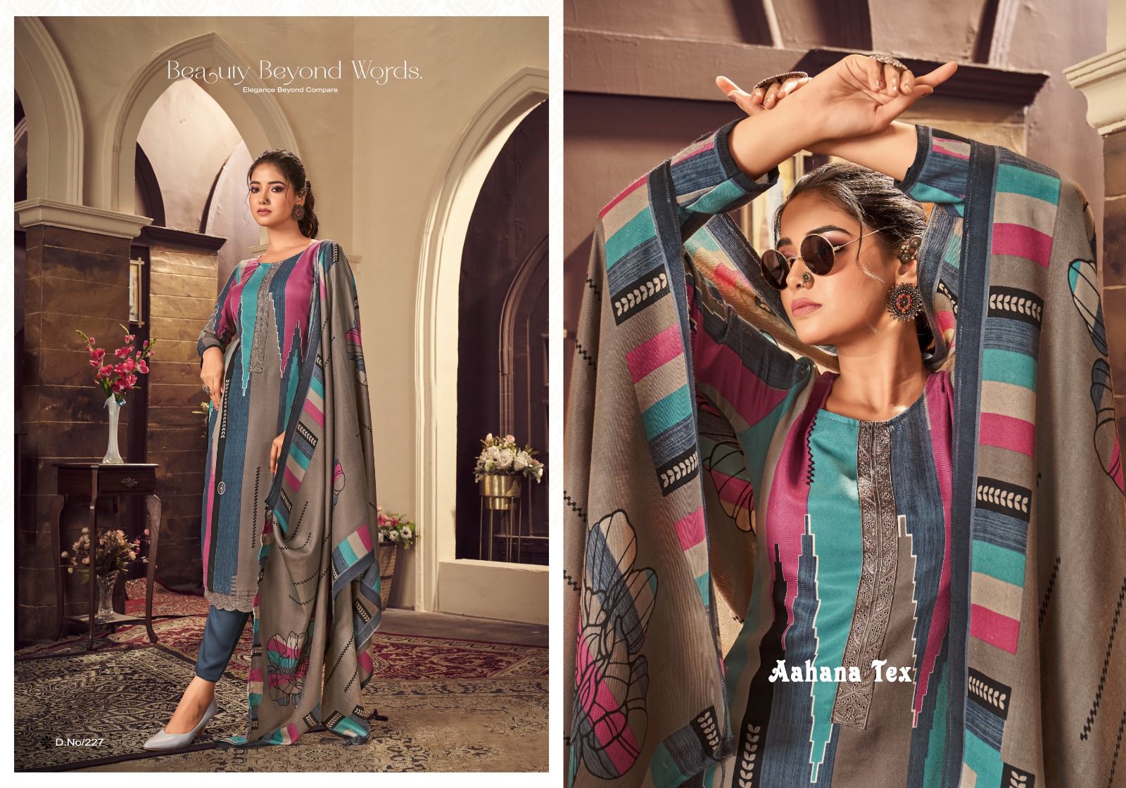 Avisha Vol 2 Aahana Pashmina Suits Manufacturer Gujarat