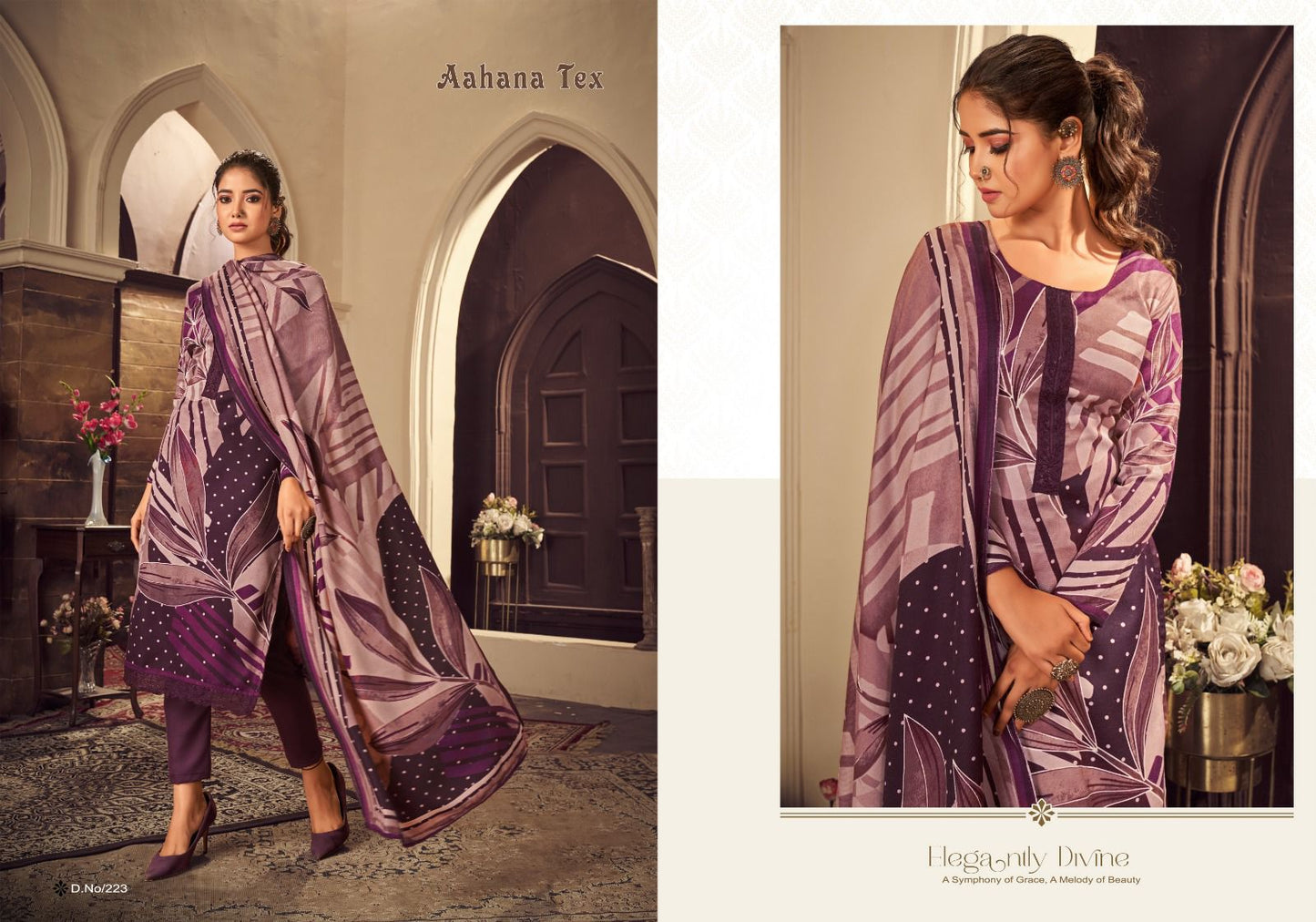 Avisha Vol 2 Aahana Pashmina Suits Manufacturer Gujarat