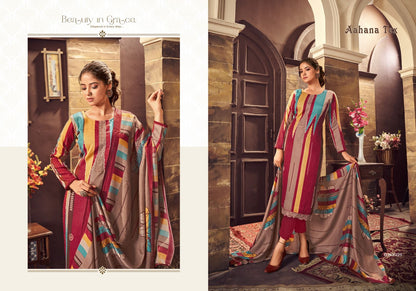 Avisha Vol 2 Aahana Pashmina Suits Manufacturer Gujarat