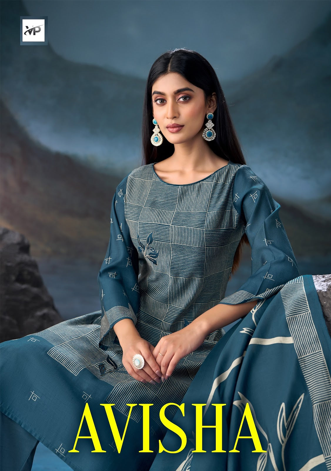 Avisha Vp Brand Muslin Pant Style Suits Supplier