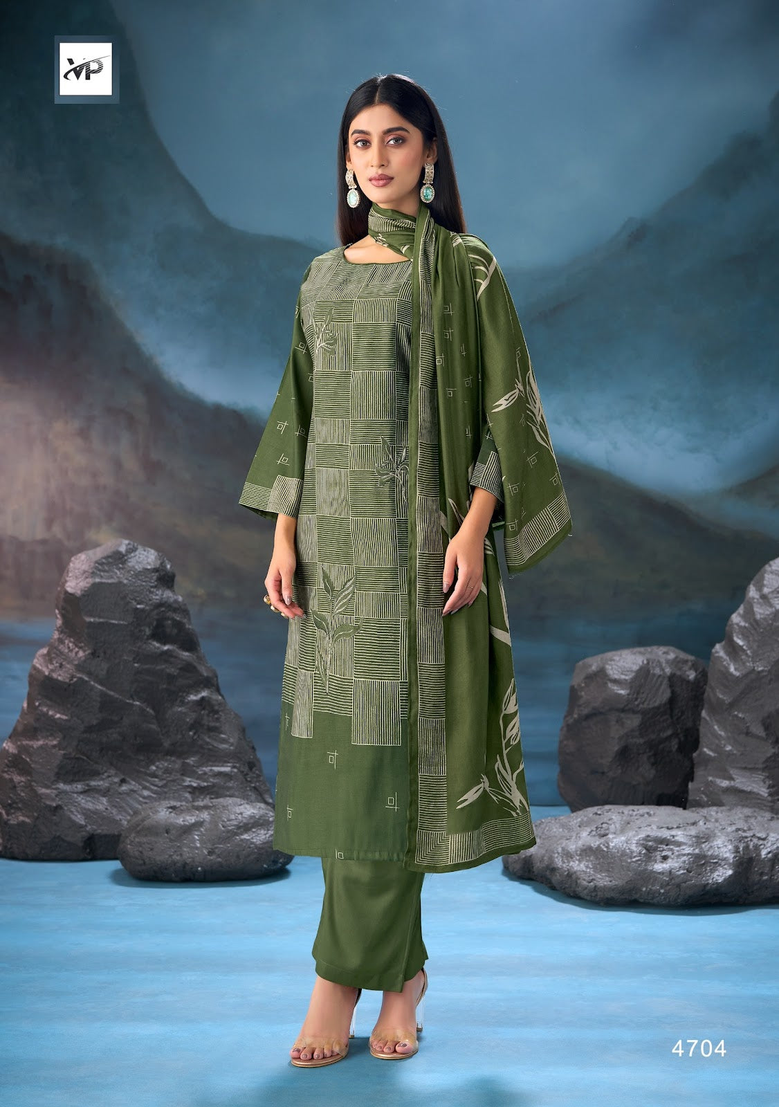 Avisha Vp Brand Muslin Pant Style Suits Supplier