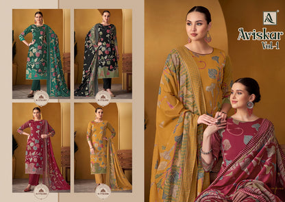 Aviskar Vol 1 Alok Zam Karachi Salwar Suits Wholesale Price