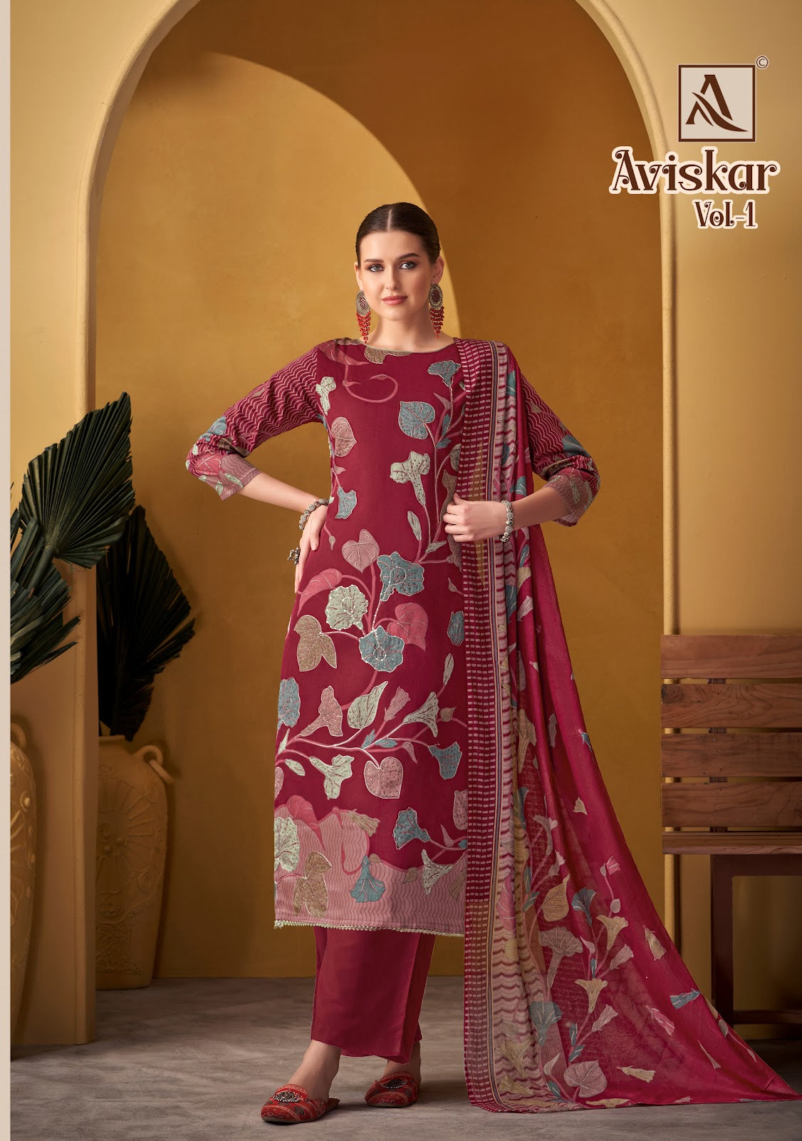 Aviskar Vol 1 Alok Zam Karachi Salwar Suits Wholesale Price