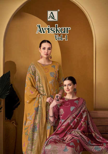 Aviskar Vol 1 Alok Zam Karachi Salwar Suits Wholesale Price