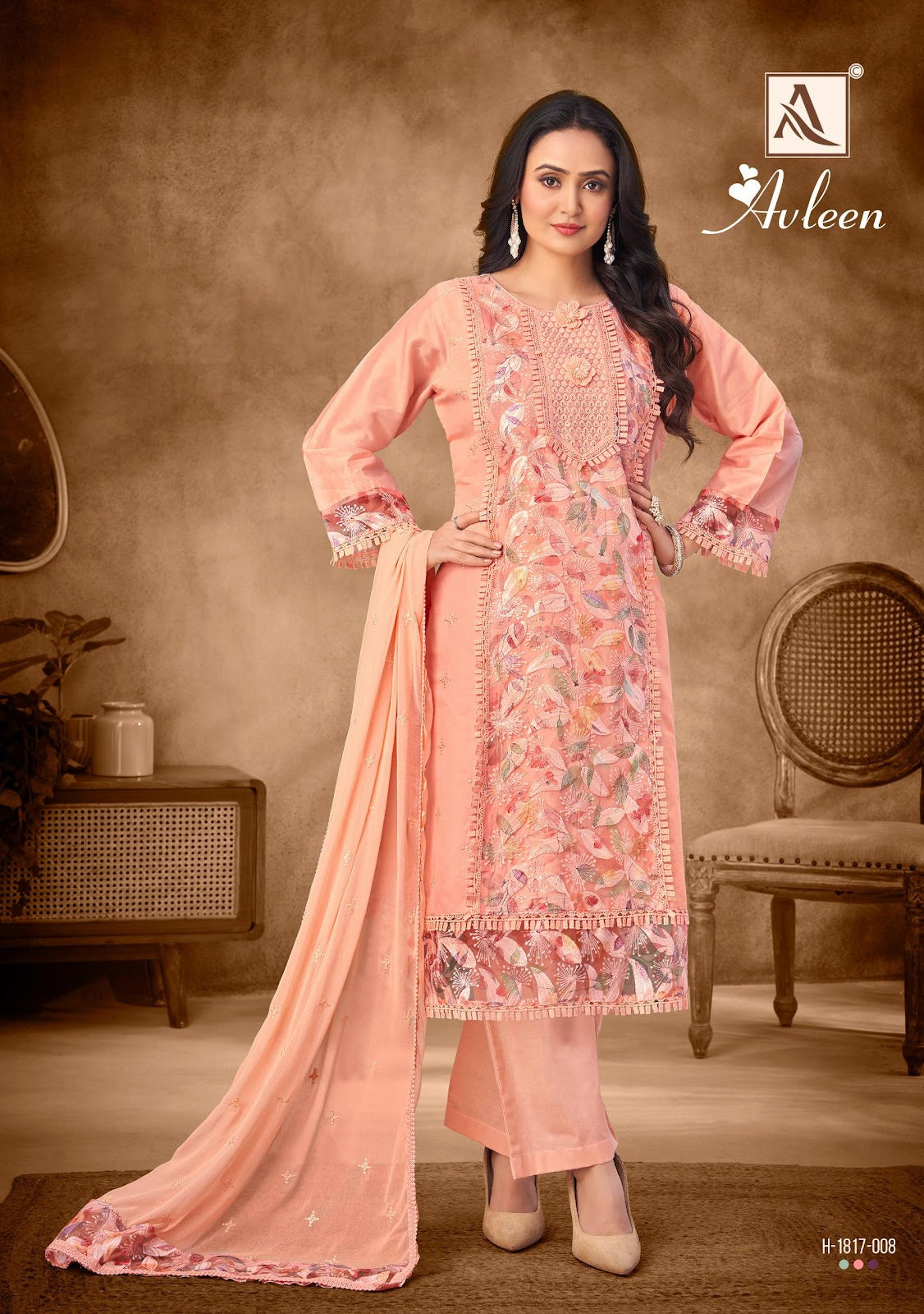 Avleen Alok Pure Zam Pant Style Suits Wholesale Price