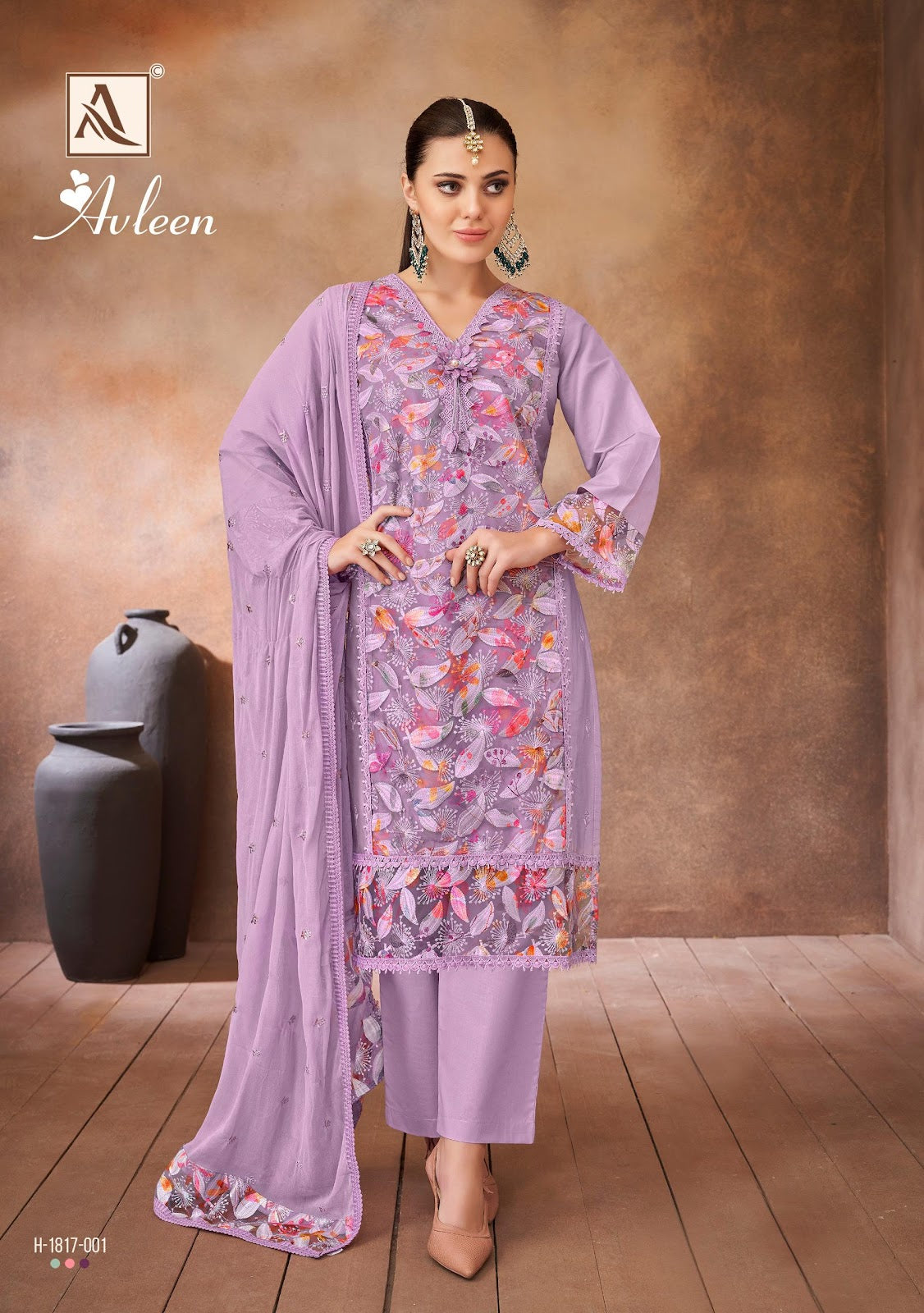 Avleen Alok Pure Zam Pant Style Suits Wholesale Price