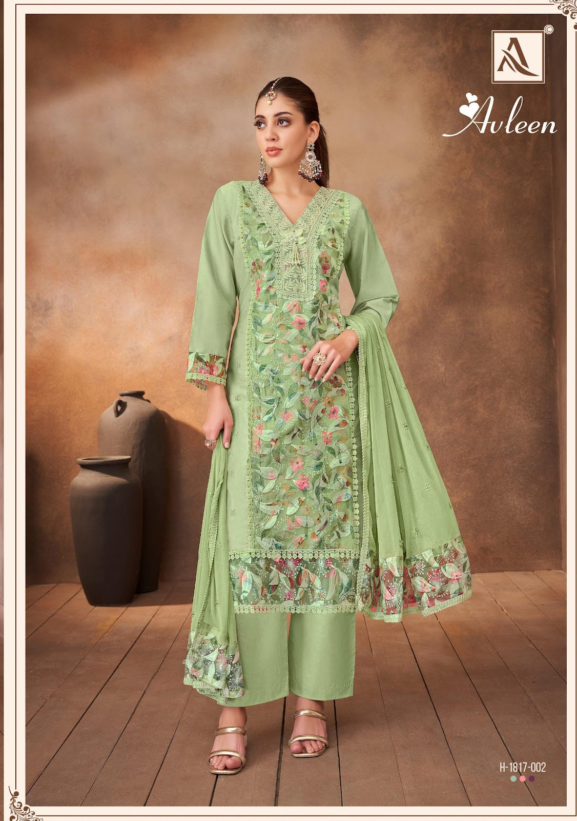 Avleen Alok Pure Zam Pant Style Suits Wholesale Price