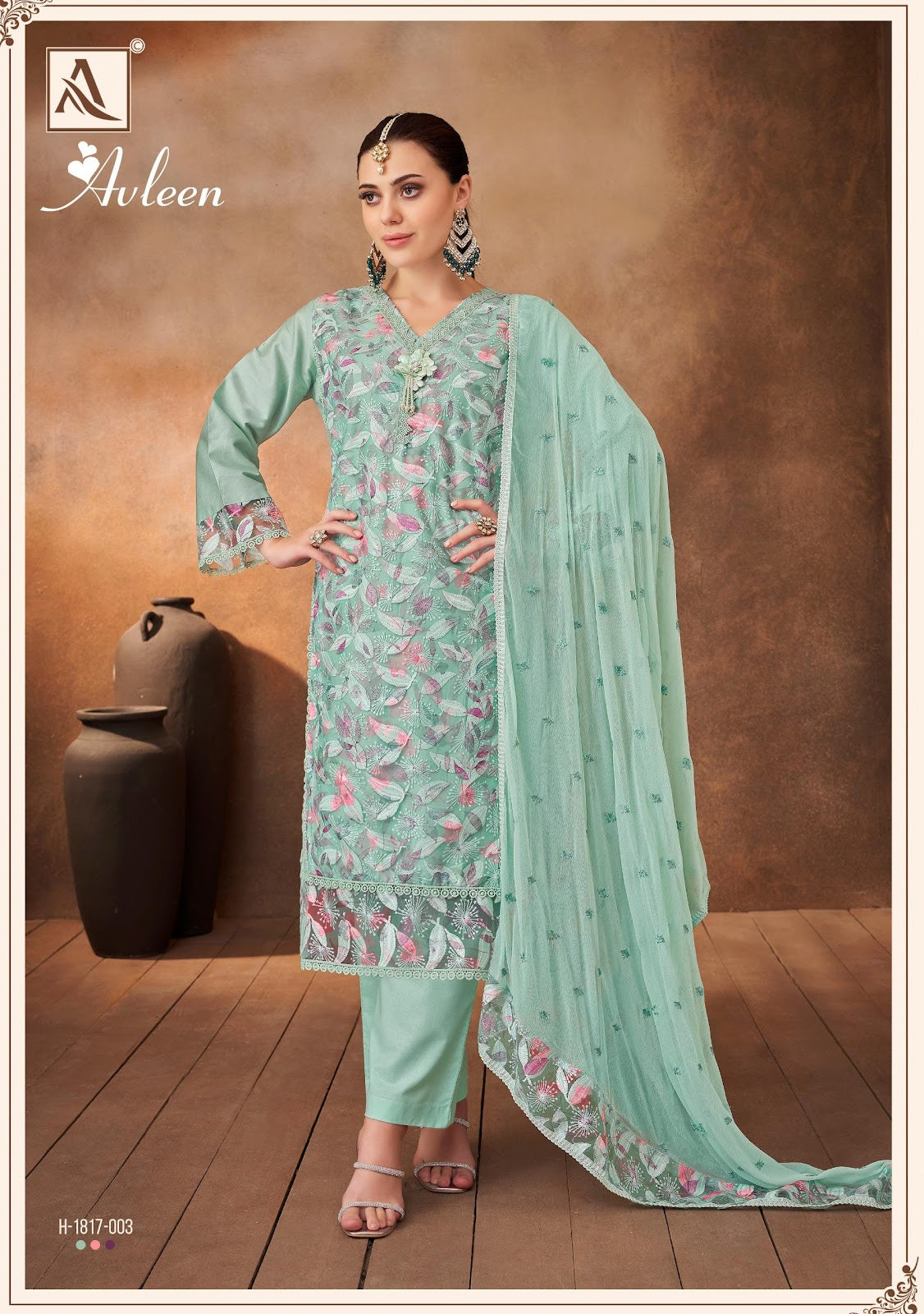 Avleen Alok Pure Zam Pant Style Suits Wholesale Price