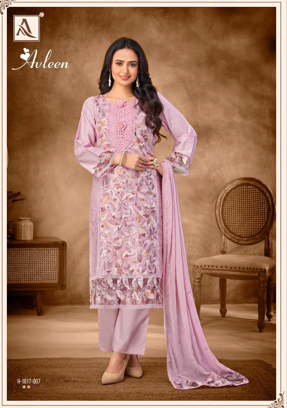 Avleen Alok Pure Zam Pant Style Suits Wholesale Price