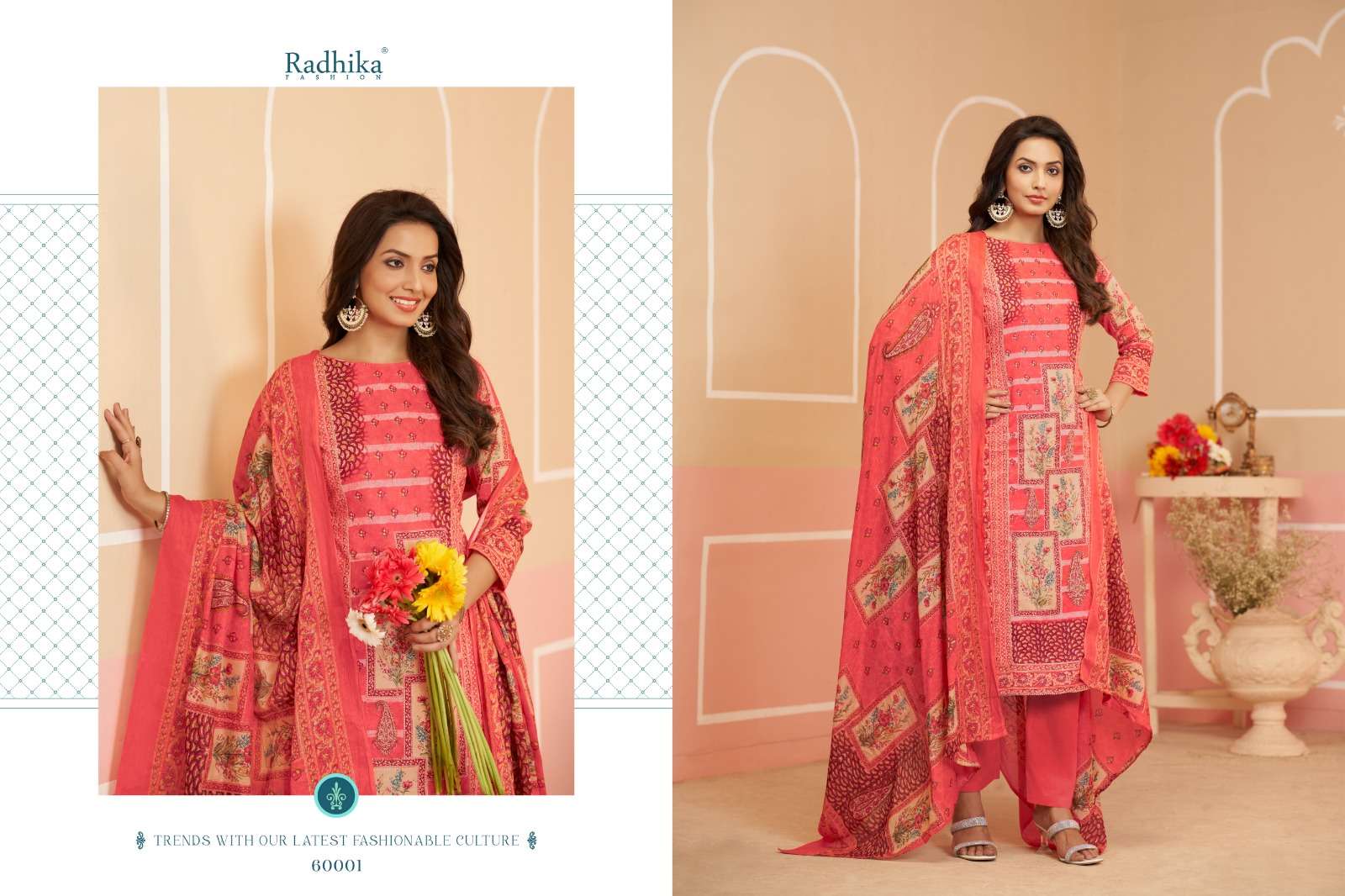 Avnee 2 Radhika Fashion Azara Lawn Cotton Karachi Salwar Suits Exporter Ahmedabad