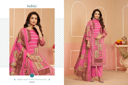 Avnee 2 Radhika Fashion Azara Lawn Cotton Karachi Salwar Suits Exporter Ahmedabad