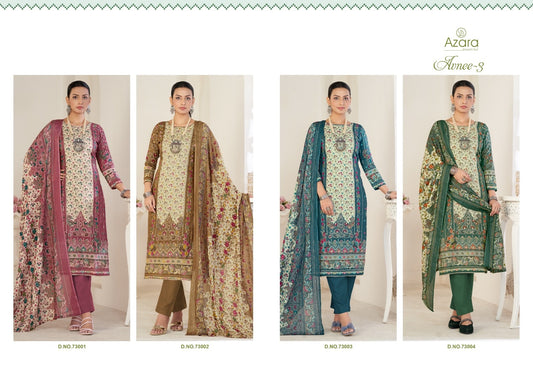 Avnee 3 Radhika Fashion Azara Pure Lawn Karachi Salwar Suits Wholesale Price